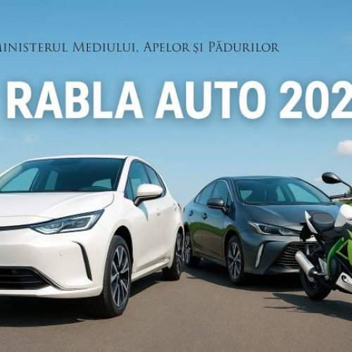 Bugetul Programului Rabla Auto 2025 pentru autovehicule termice și hibride, suplimentat cu 45 milioane lei