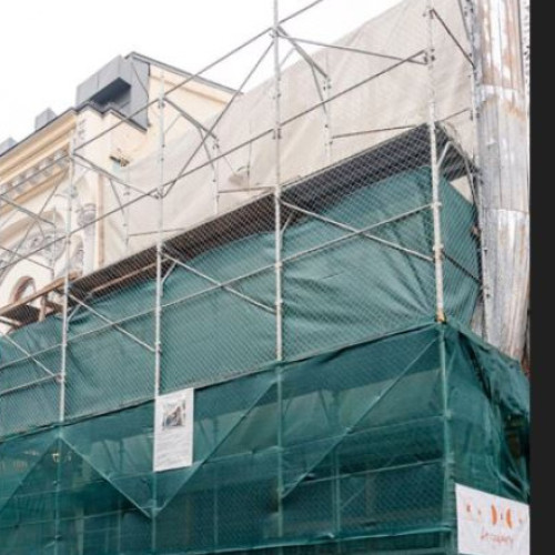 Clădire de patrimoniu cu risc seismic, reconstruită în Centrul Vechi al Capitalei