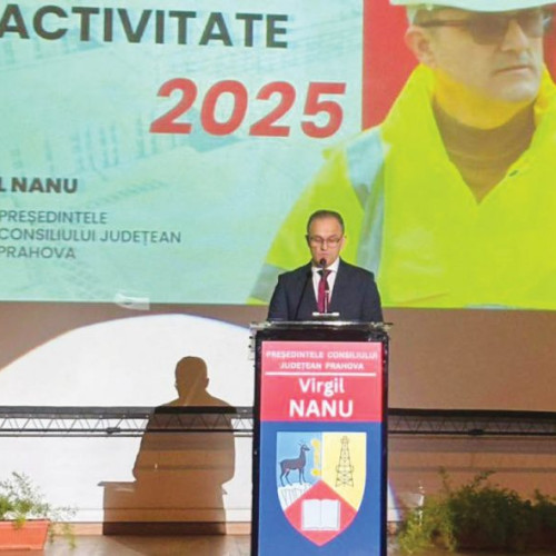Virgiliu Nanu prezintă raportul unui an de mandat la Consiliul Județean Prahova